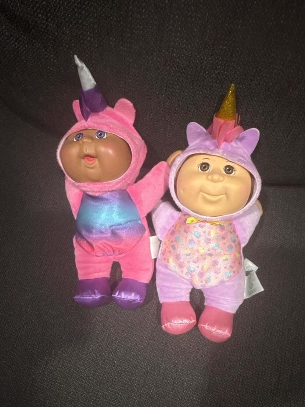 Cabbage Patch Kids 9-inch Cuties Fantasy Friends Unicorn Baby Dolls Set of 2
